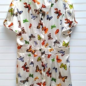 NEW, NWOT | TATA JOLIE | -S-Bust 32" BUTTON DOWN BLOUSE